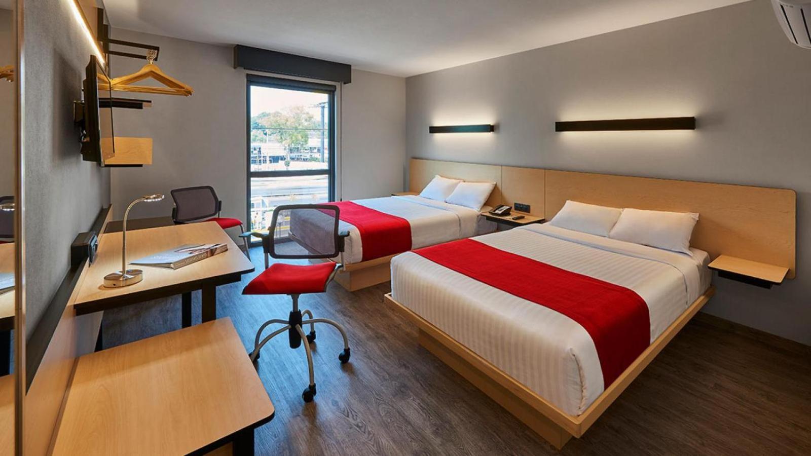 Doppelzimmer mit 2 Doppelbetten